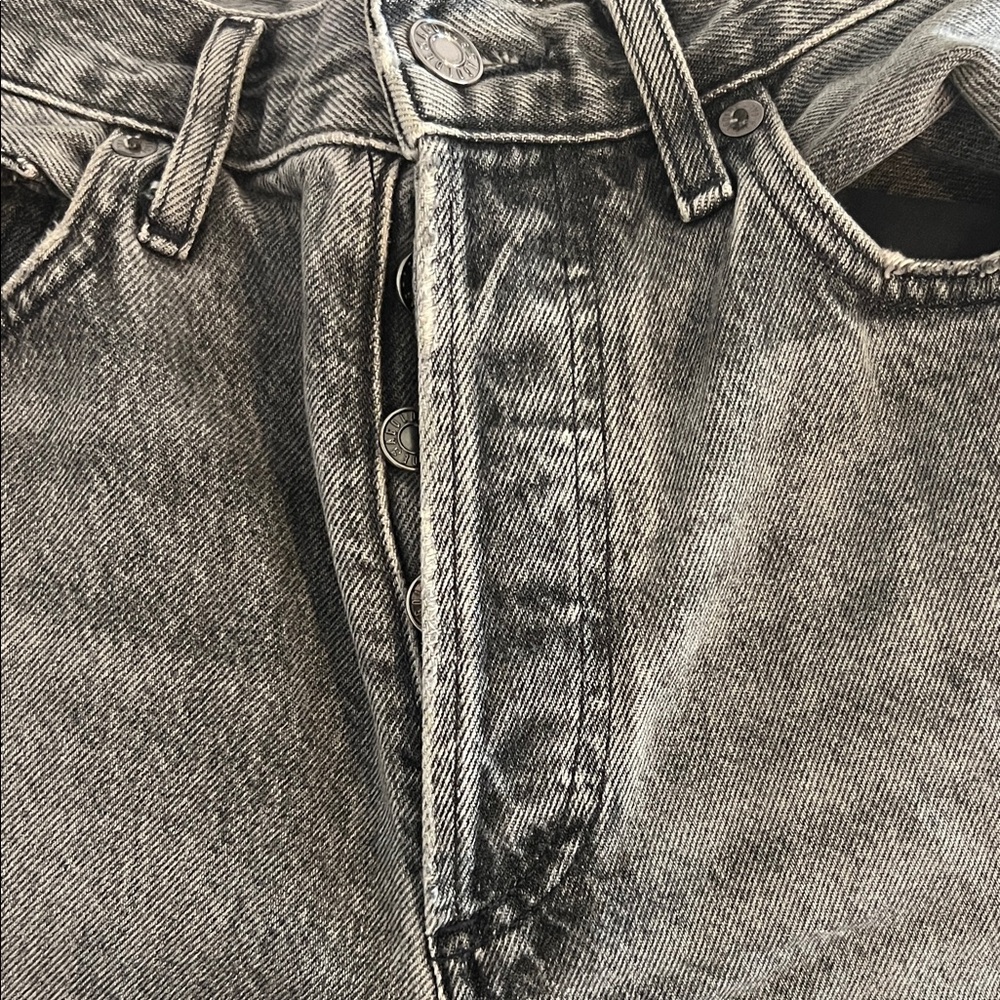 Agolde Gray Denim Jeans